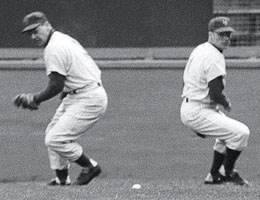 Gus Bell & Richie Ashburn, Mets